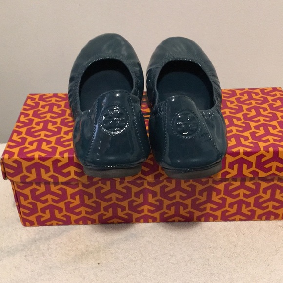Teal flat Tory Burch - Picture 4 of 7